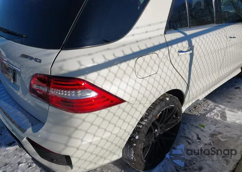 2013 Mercedes-Benz Ml 63 Amg 4Matic from USA, damaged, VIN 4JGDA7EB2DA171457